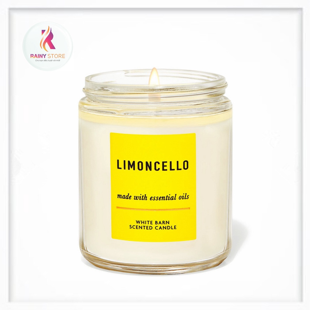 Nến thơm 1 tim Bath &amp; Body Works Limoncello 198g