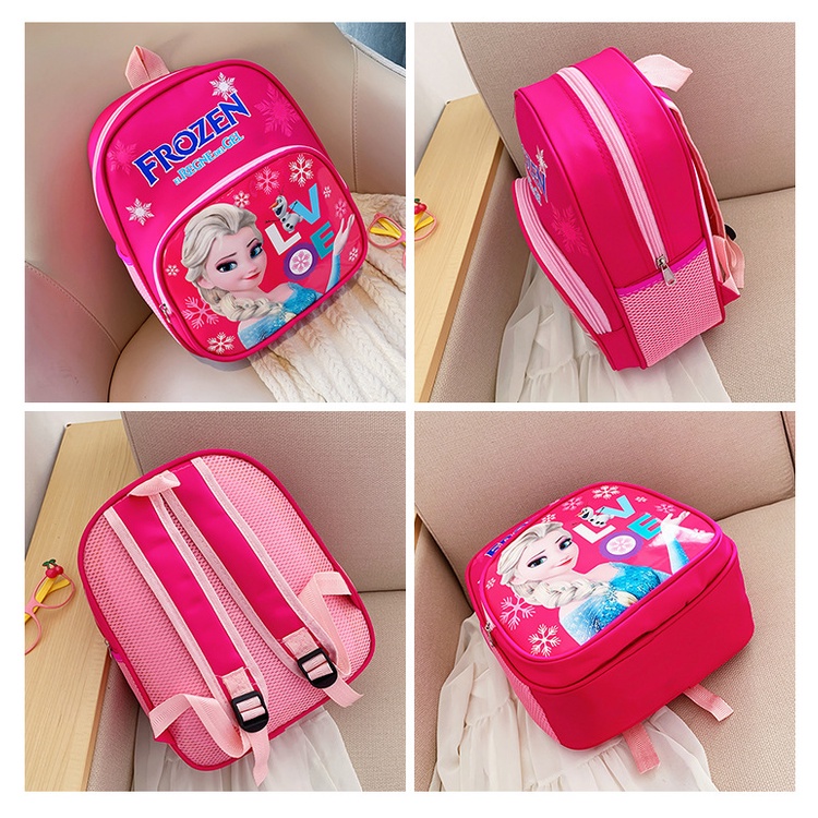 [THOMAS KIDS] Ba Lô Đi Học Họa Tiết Hoạt Hình Sofia Frozen Thời Trang Cho Bé 4-6 Tuổi