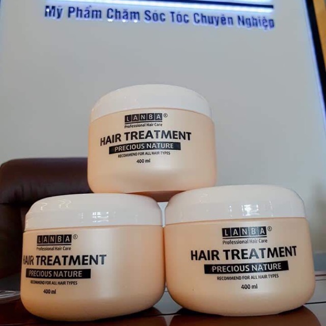 Hấp dầu phục hồi tóc hư tổn nặng LanBa,