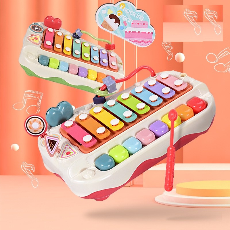 Đàn đồ chơi cho bé từ 3 tháng tuổi, kích thích tất cả các giác quan của bé