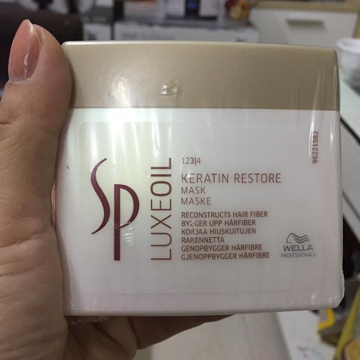 Hấp dầu dưỡng tóc phục hồi Sp Luxe Oil Keratin Restore Mask 400ml