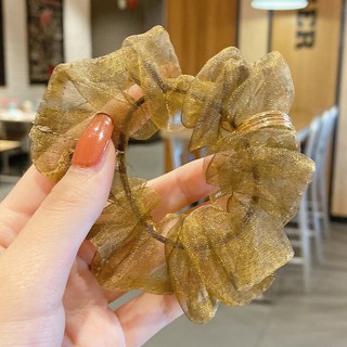 Cột tóc Scrunchies voan kiểu Hàn Quốc siêu xinh