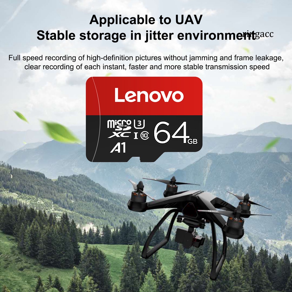 Thẻ Nhớ Lenovo Tốc Độ Cao Chống Thấm Nước 4GB 8GB 16GB 32GB 64GB 128GB U3 Micro-SD TF