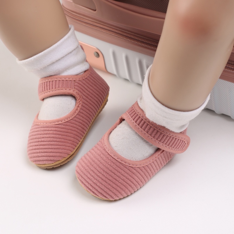Giày Công Chúa Đế Mềm Cho Bé Gái Sơ Sinh Từ 0-18 Tháng Tuổi