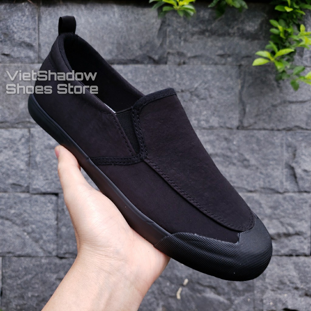 Slip on nam LEYO - Giày lười vải nam - Vải polyester 3 màu - Mã SP A1109