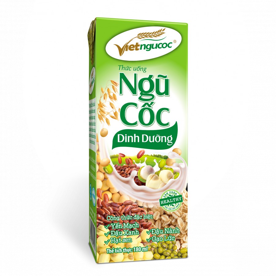 Ngũ cốc dinh dưỡng uống liền 180ml/hộp_ Việt ngũ cốc