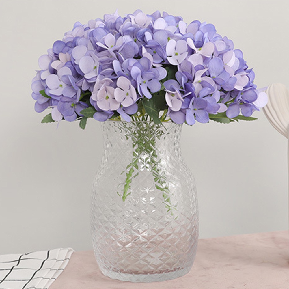 Hoa cẩm tú cầu giả bằng lụa trang trí bàn làm việc / tiệc cưới DIY