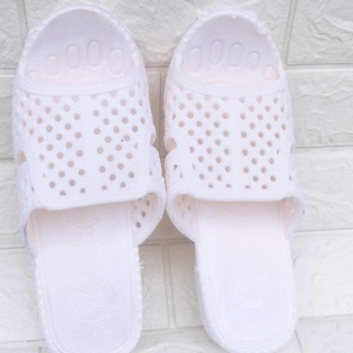 Dép tổ ong trắng sịn đế 3cm