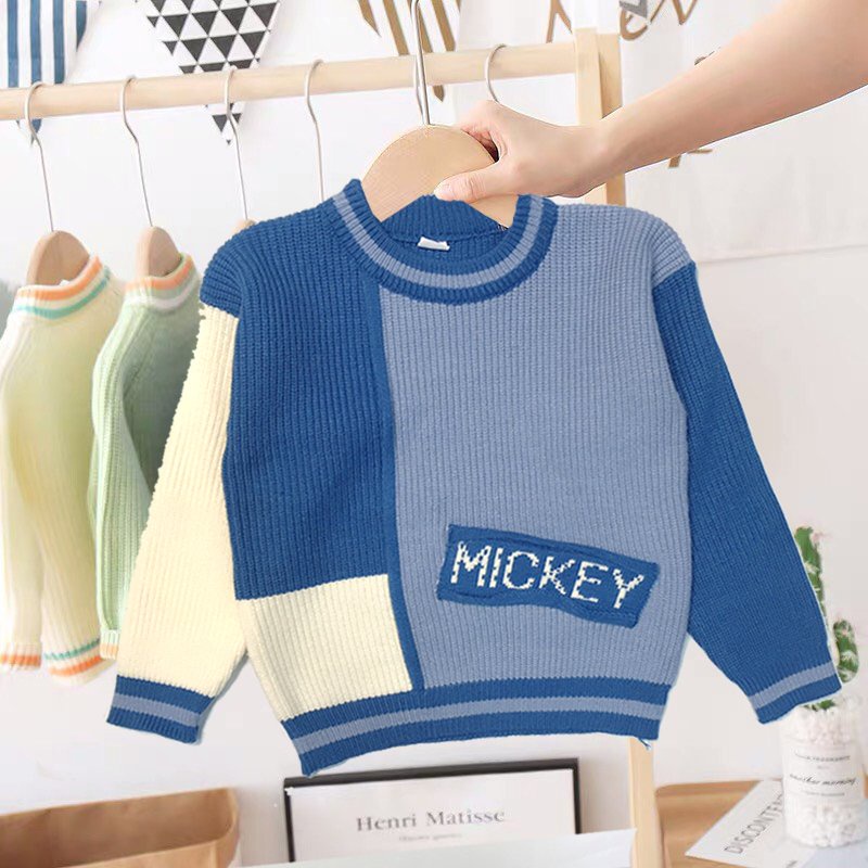 Áo len bé trai size đại mickey 10-22kg TANOSA