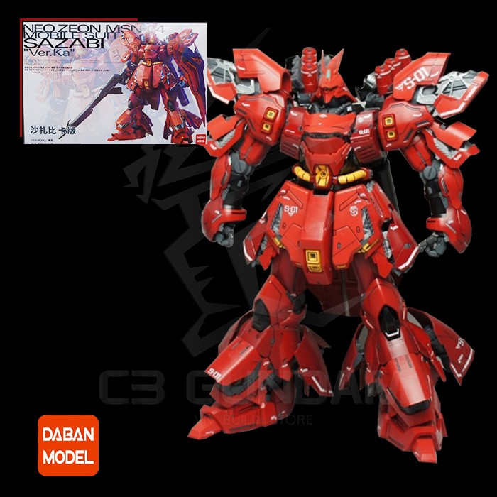 MÔ HÌNH LẮP RÁP GUNDAM MG 1/100 DABAN SAZABI VER KA GUNDAM
