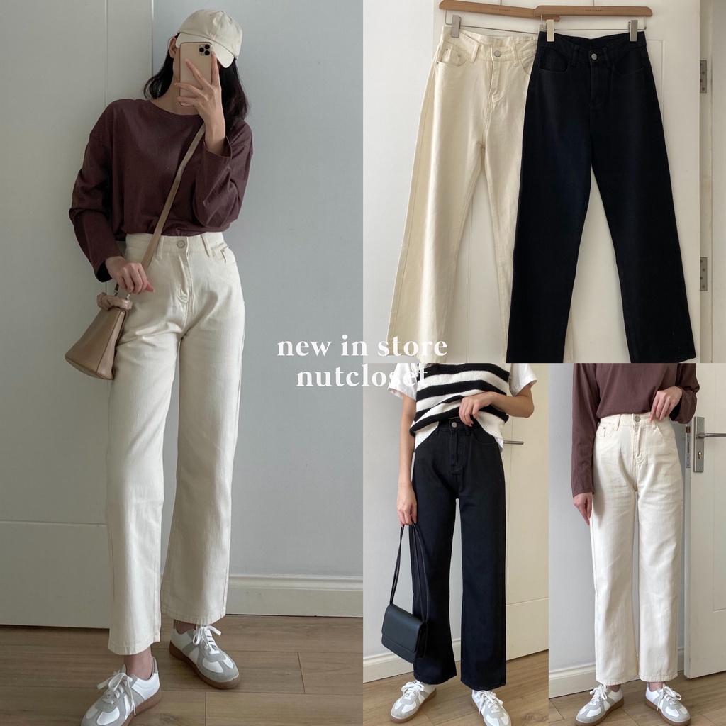 Quần jeans ống suông _ Q0085