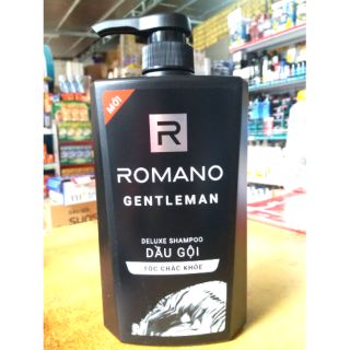 Dầu gội romano gentleman chai 650g.