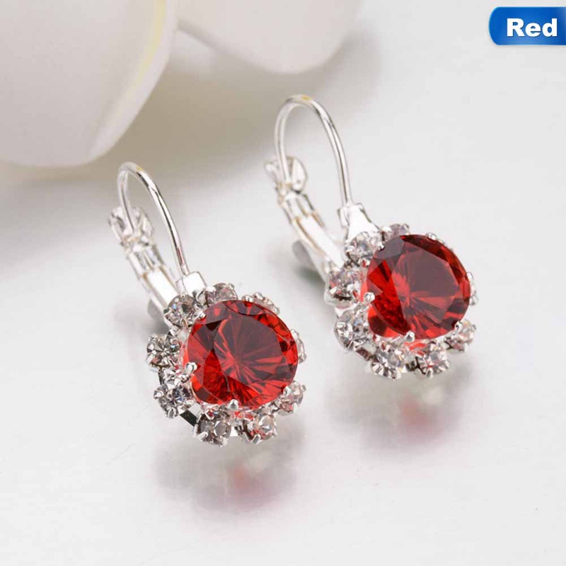 Tmdbyx Khuyên Tai Đính Đá Zircon AAA Sang Trọng Quý Phái Dành Cho Nữ