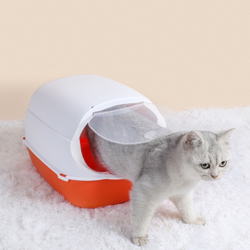 Nhà Vệ Sinh Khép Kín 1 Cửa Cỡ Vừa Tháo Lắp Dễ Dàng Cho Mèo NVS4232 MIAOCAT