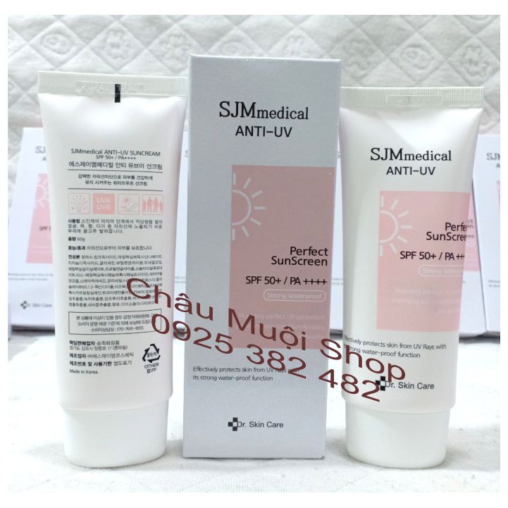 Kem Chống Nắng Trắng Da SJM Medical Anti –UV Sun Cream -  Perfect Sun Screen SPF 50+/PA++++