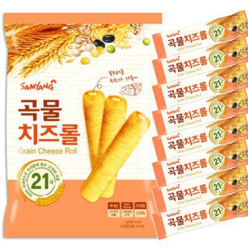 BÁNH NGŨ CỐC CUỘN PHÔ MAI SAMYANG 80G | BigBuy360 - bigbuy360.vn