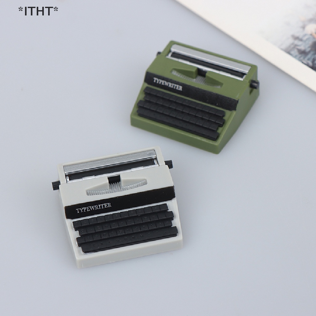 Mô Hình Máy Đánh Chữ Mini Tỉ Lệ 1: 12 Trang Trí Nhà Búp Bê