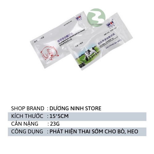 Que thử thai bò heo Dương Ninh chính xác 95% TT10