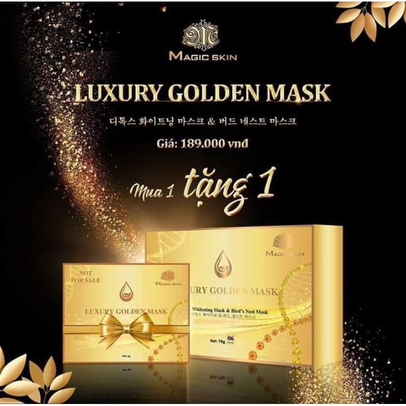 [Mã SR14MAY5 giảm 20K đơn 50K] MẶT NẠ CẤY TRẮNG THẢI ĐỘC CHỐNG LÃO HÓA MAGIC SKIN( nguyên 1 hộp 6 gói )