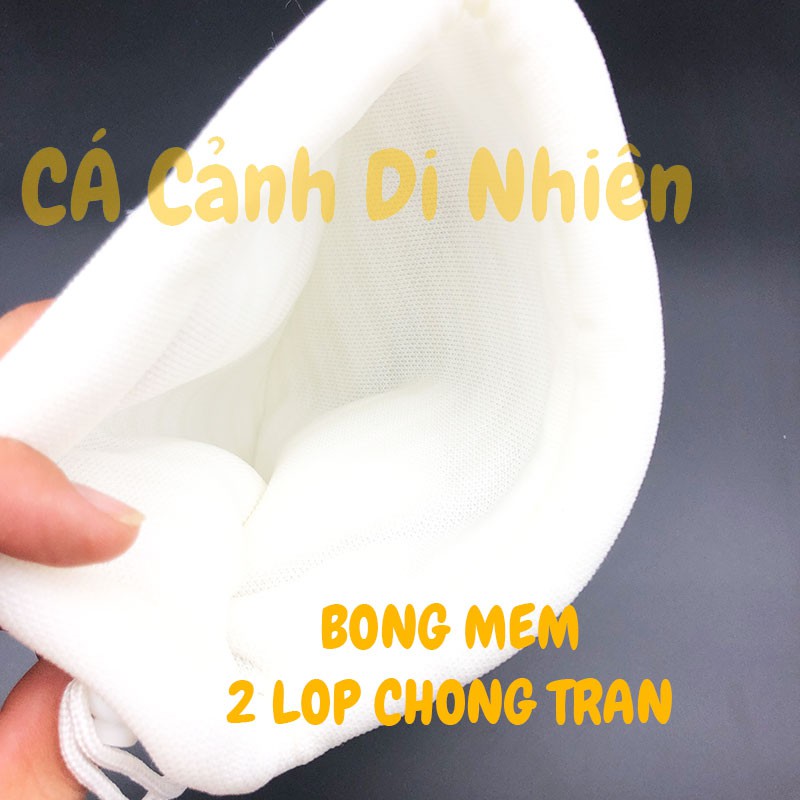 Túi lọc nước giữ cặn hồ cá bằng bông SIZE LỚN 20x35 cm hàng TRUNG QUỐC