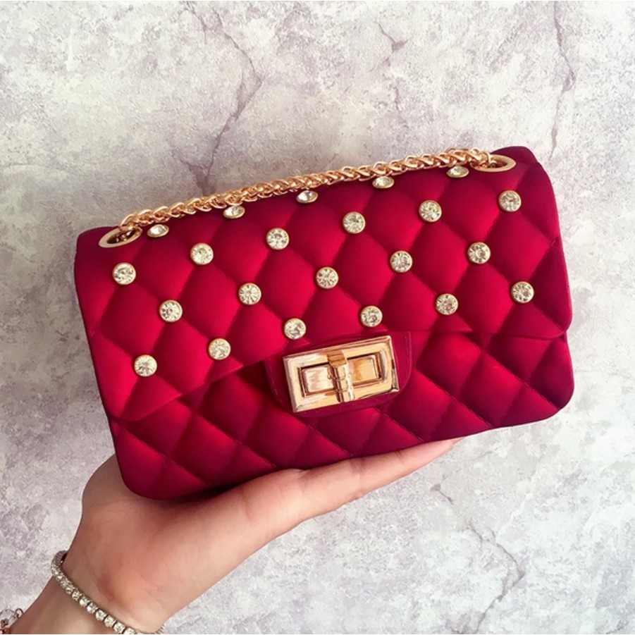 Combo 2 túi silicon đính đá