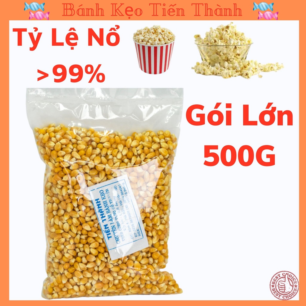 Ngô nổ (500G)❤️𝑭𝒓𝒆𝒆𝑺𝒉𝒊𝒑+Hàng Loại 1❤️Bắp rang chuẩn nhập khẩu siêu thơm ngon,làm bắp rang bơ.