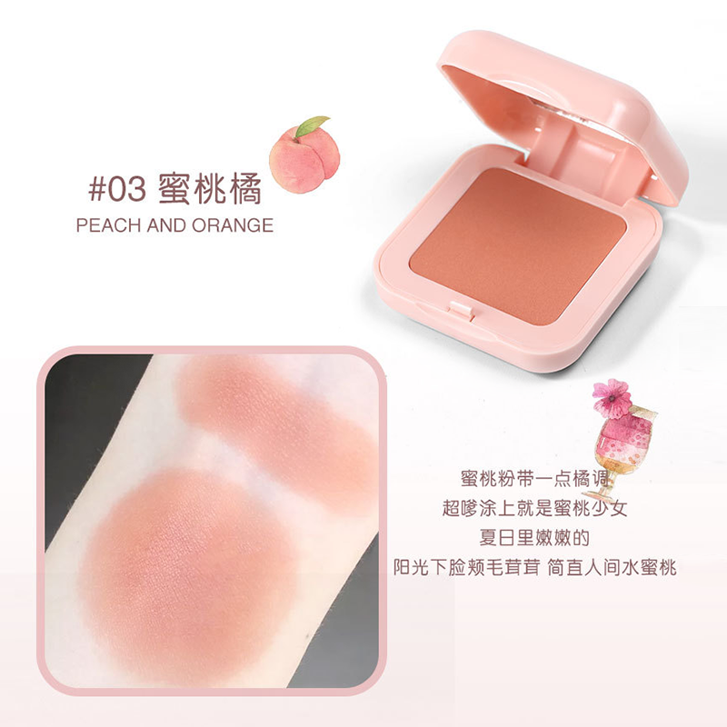 [Hàng mới về] Phấn Má Hồng Trang Điểm Tông Nude Màu Đỏ Cam Tự Nhiên Dễ Thương Cho Học Sinh | BigBuy360 - bigbuy360.vn