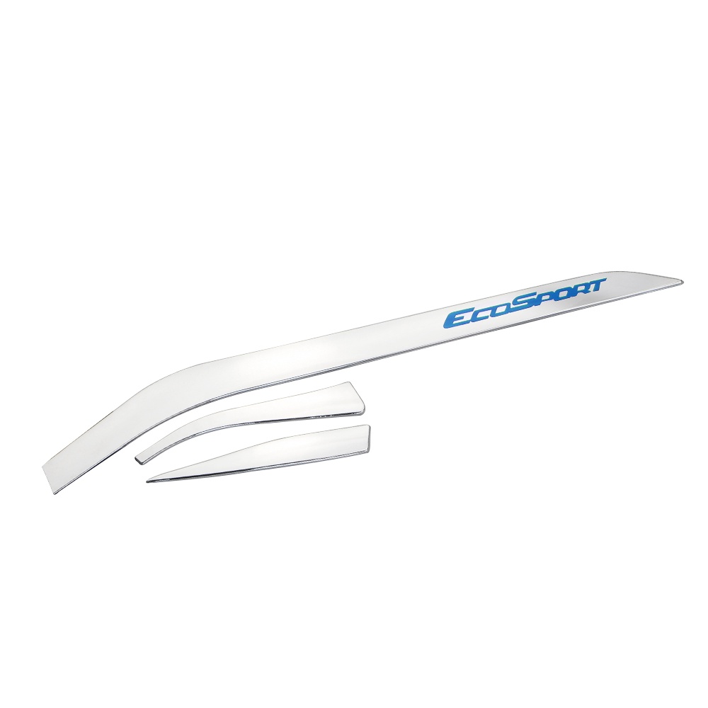 Bộ 3 Miếng Dán Trang Trí Hộp Đựng Găng Tay Cho Ford Ecosport 2012-2017 LHD