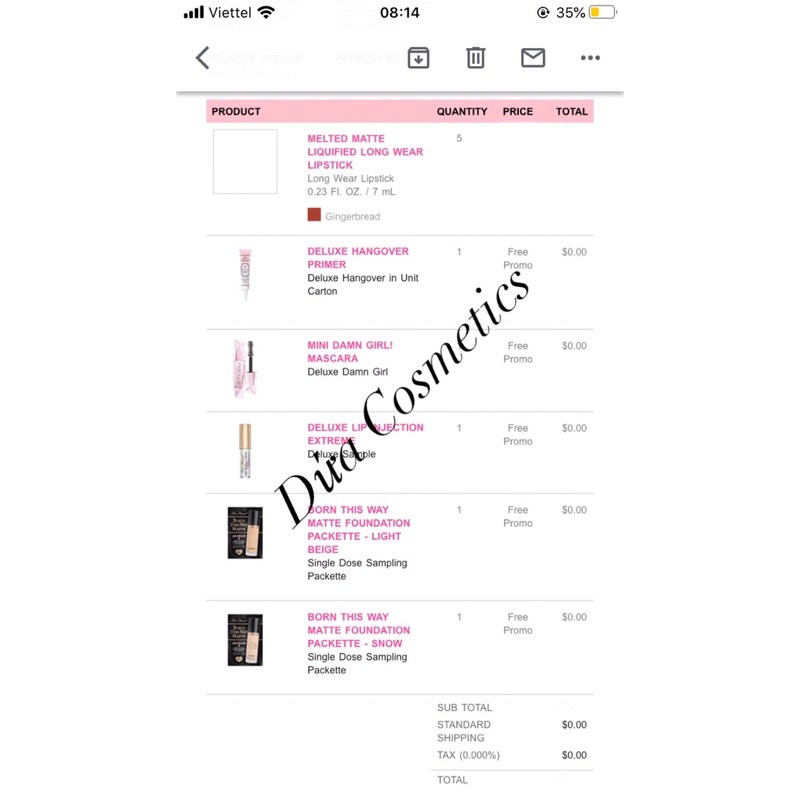 Son bóng kích dày môi Too Faced Deluxe Lip Injection Extreme Lip Plumper