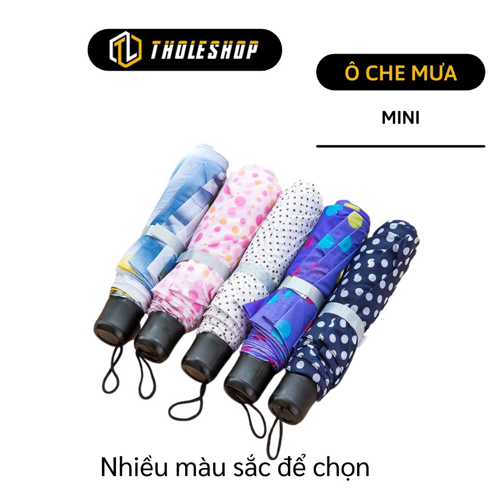 [SGD] Ô dù - Dù gấp đi mưa tiện lợi gấp gọn dễ dàng chống tia UV màu ngẫu nhiên 2574