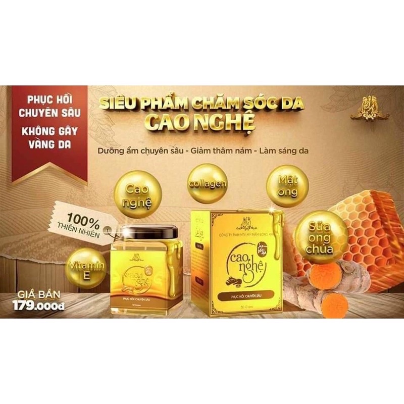 Combo Sửa rửa mặt nghệ và Cao nghệ X3 Đông Anh chính hãng