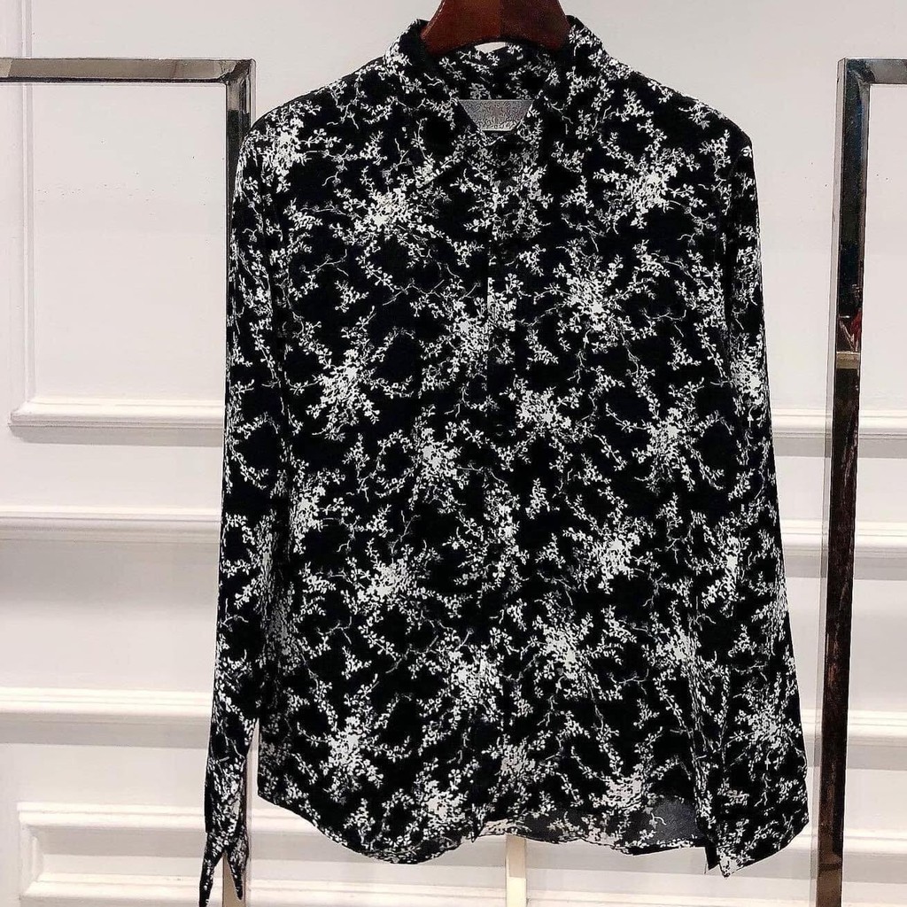 sơ mi dài tay ,nam, nữ, họa tiết, chất lụa cực mát. không nhăn, không xù | BigBuy360 - bigbuy360.vn