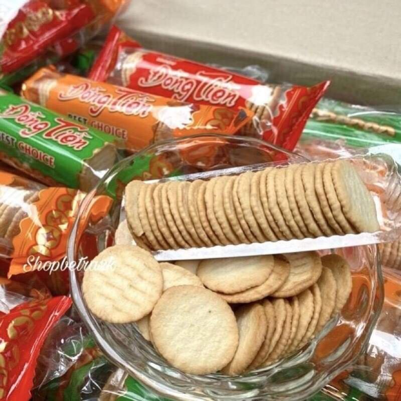 BÁNH ĐỒNG TIỀN 1 LỐC 10 GÓI