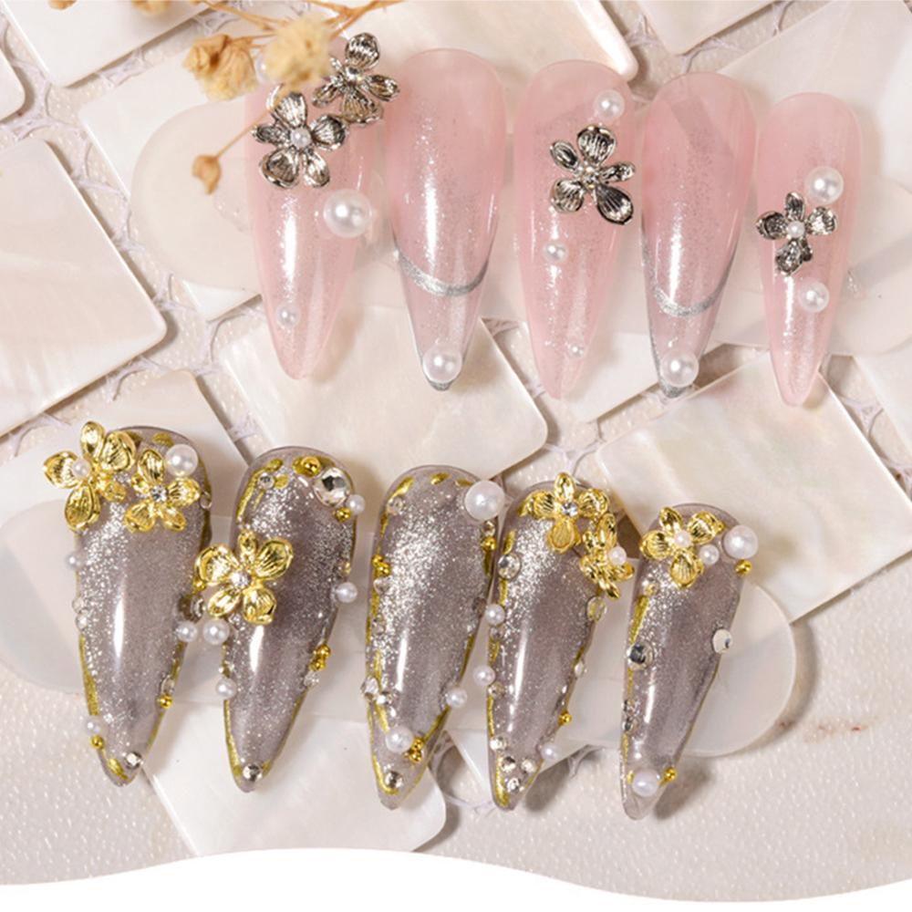 Phụ Kiện Trang Trí Móng Tay Hình Hoa Xinh Xắn|Set 1 / 5 Phụ Kiện Trang Trí Móng Tay Phong Cách Nhật Bản