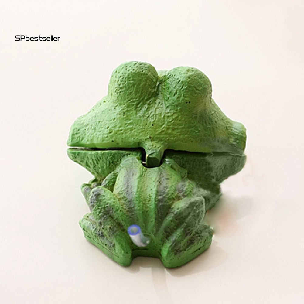 Đá sục khí hình chú ếch đáng yêu trang trí bể cá