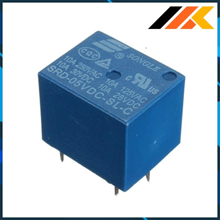 Relay (role) 5V / 12V / 24V - 5 chân Songle - SRD-05VDC-SL-C / SRD-12VDC-SL-C / SRD-24VDC-SL-C