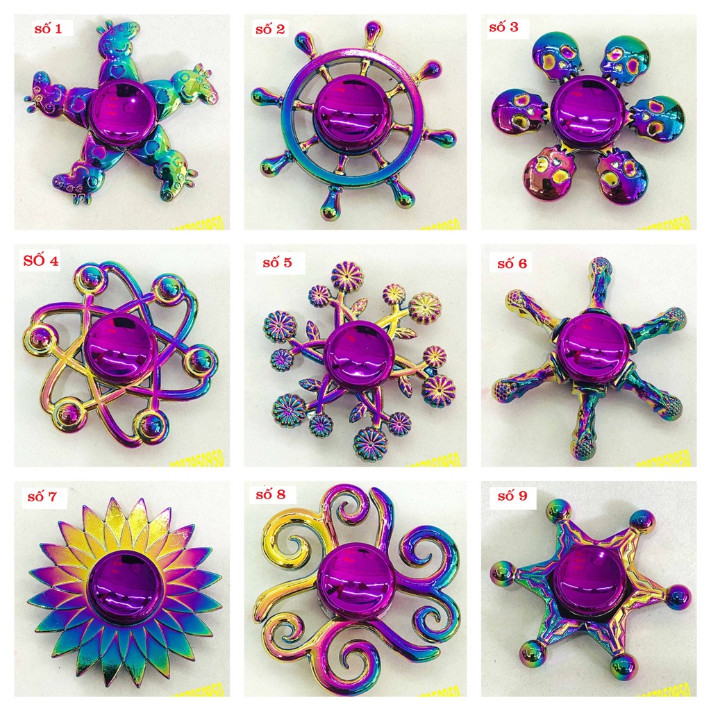 HÀNG MỚI VỀ Spinner con quay đồ chơi giảm stress - spinner titan