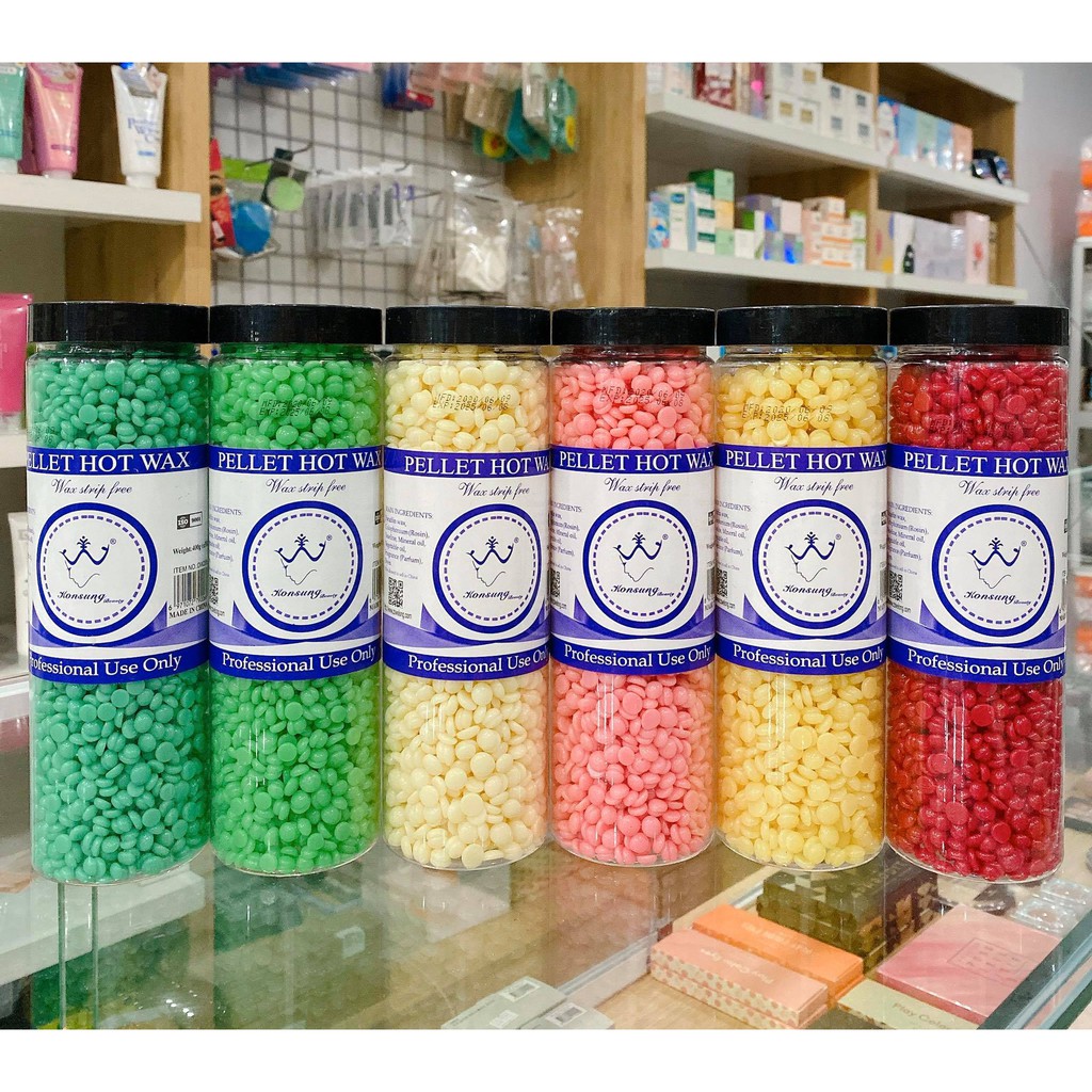 Sáp wax lông hạt đậu thần thánh HARD WAX BEANS(300g)