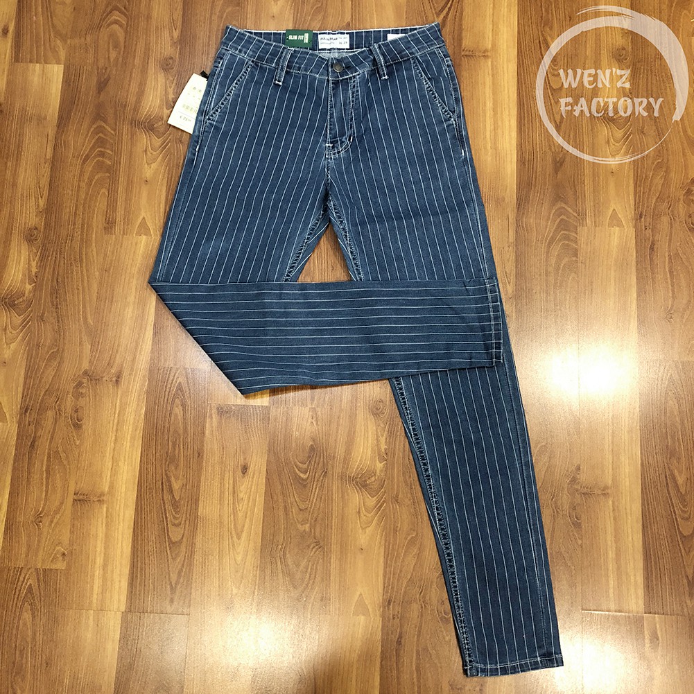 Quần Kaki Sọc Pull&Bear