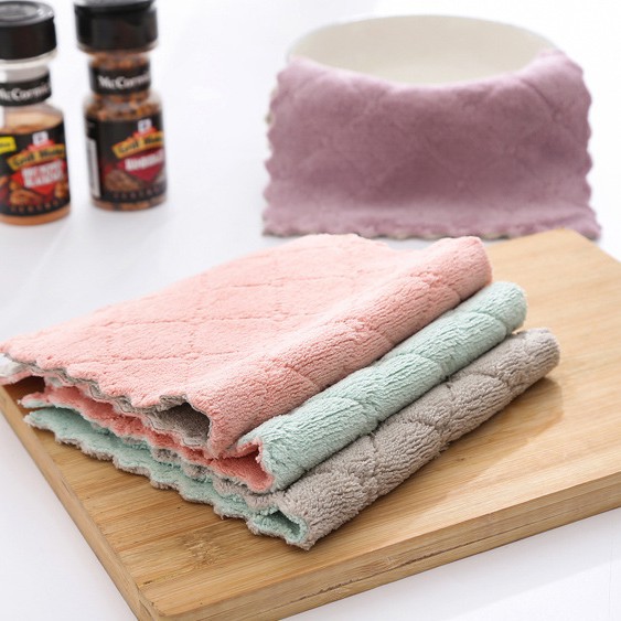 Khăn lau đa năng siêu thấm hút nước dùng lau bếp, bàn ăn, vệ sinh nhà cửa vô cùng thuận tiện- Chất liệu cao cấp | BigBuy360 - bigbuy360.vn