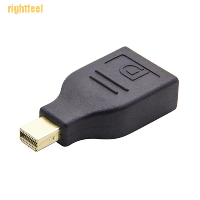 rightfeel Gold Plated Displayport Mini Male To DisplayPort DP Female Adapter Converter