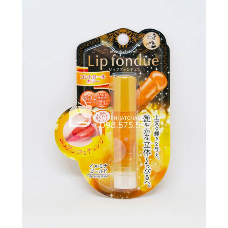 Son dưỡng có màu Lip Fondue Rohto Mentholatum Nhật Bản. Son bóng bán chạy nhất. Mẫu mới nhất nội địa Nhật