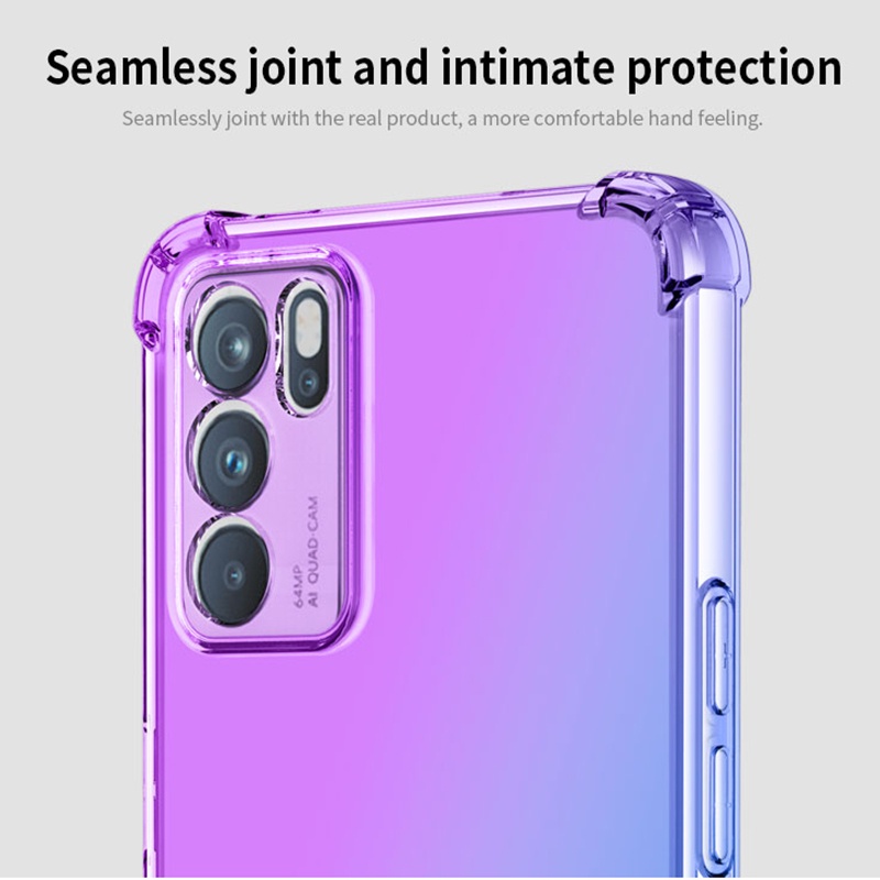 Ốp Điện Thoại Mềm Chống Sốc Chống Rơi Siêu Nhẹ Cho OPPO Reno 6Z 5G Reno 6 4G A16 Realme Q3 Pro C21Y C25Y