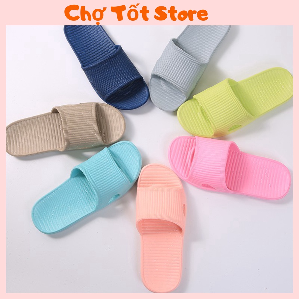 Dép Đi Trong Nhà Nhựa Nguyên Khối Nhiều Màu Siêu Êm Chân 2067 Chợ Tốt Store