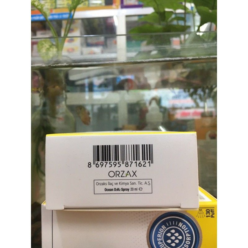 OCEAN D3K2 - vitamin d3 và k2 dạng xịt và nhỏ giọt cho bé yêu