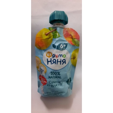 Hoa quả nghiền Fruto Nga đủ vị mẫu mới  gói 90g cho bé từ 4 tháng date mới nhất