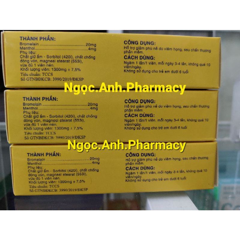 Viên ngậm Lyzopean new