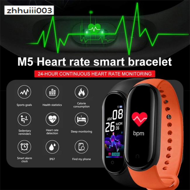 Đồng Hồ Thông Minh ZHIHUI M5 Có Nam Châm Sạc Được