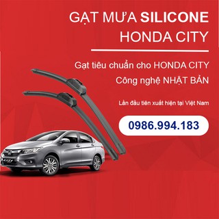 Bộ 02 cần gạt mưa ô tô chính hãng cho xe HONDA CITY