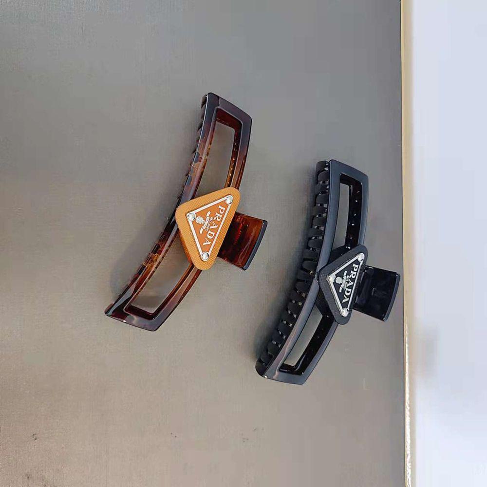 Kẹp Tóc Móng Vuốt Hình Học Cá Mập Tam Giác Kiểu Pháp Cổ Điển VANES1 Cho Nữ